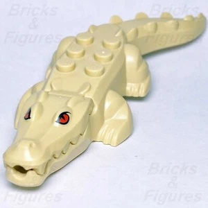 LEGO Alligator Albino Crocodile with Evil Red Eyes Zoo Pirate NEW - Picture 1 of 2