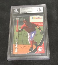 Joey Votto Autographed 2006 Chattanooga Lookouts Grandstand PRE MAJORS BECKETT