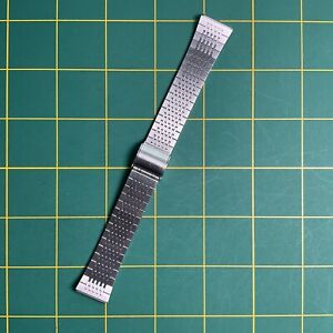 VINTAGE 17MM SEIKO LA09A BRUSHED WATCH BRACELET / BAND STAINLESS STEEL