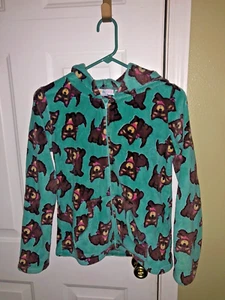 Candy Pink Scottie Dog Girl’s Fleece Hoodie Size 14/16 - Picture 1 of 7