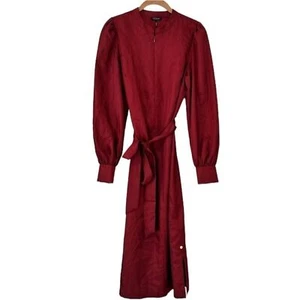Scotch & Soda Zip Front Tie Waist Dress Small - Picture 1 of 7