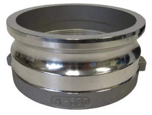 ALUMINUM CAMLOCK FITTINGS - TYPE A - 6 INCH ADAPTER - Picture 1 of 3