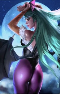 ๐ฅ DARKSTALKERS 1 20th ANNIVERSARY BURNS 616 Virgin Variant B Night LTD 500 - Picture 1 of 1