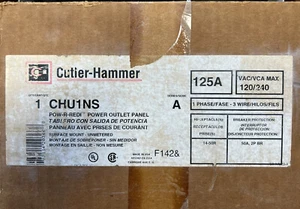 Cutler Hammer Eaton CHU1NS 50 Amp Pow-R-Redi Power Outlet RV NEW - Picture 1 of 3