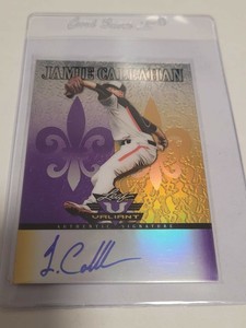 2012 Leaf Valiant Purple 22/25 Jamie Callahan #VA-JC1 Auto