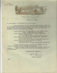 Santa Barbara, Ca - Vom County Auditor zum Board of Supervisors Anleiheausgabe 1932 - Bild 1 von 1