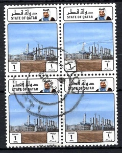 QATAR Stamps 1R Block of Four Used {samwells-covers} SS4473 - Picture 1 of 6