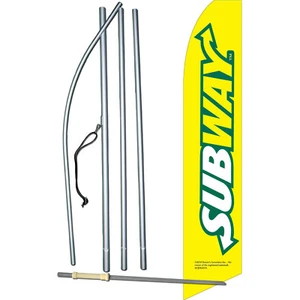 Subway Complete Swooper Flag Bundle - Picture 1 of 1