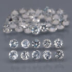 Round 2.5 mm.Outstanding Natural White Topaz Africa Full Sparkling 50Pcs/3.95Ct.