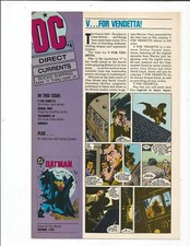 DC Direct Currents 74 (1988)  1ST V for Vendetta preview & Batman 423 McFarlane!