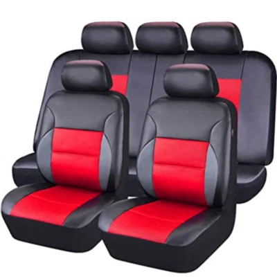5Sits Front Rear Car Seat Covers Cushion Protector Full Set Interior Accessories - Image 1 of 4