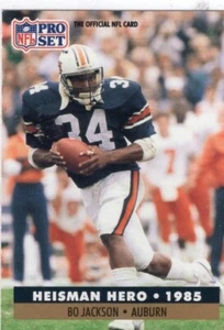 BO JACKSON 1991 Pro Set  Heisman Hero #42 Raiders - Picture 1 of 1