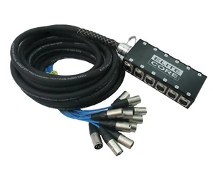 Elite Core 12 Channel 30' ft Pro Audio Cable XLR Mic Stage Snake - PS12030 - Picture 1 of 5