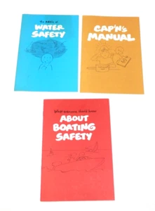 Lot of 3 US Coast Guard Boat & Water Safety Brochures • Vintage 1979 Booklets - Picture 1 of 11