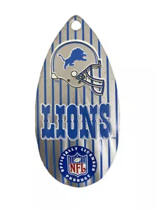 NFL Detroit Lions Striped Logo Vintage Multi Purpose Teardrop Spinner Large - Bild 1 von 2