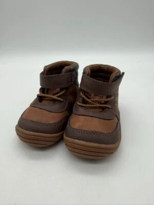 Surprize by Stride Rite Brown & Green Boys Infant Boots Size 3 Months - Image 1 of 4