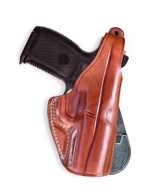 Fits Kahr K-9 SW45/P45 3.6”BBL Leather Paddle Holster With Thumb Break #1112# - Image 1 of 4