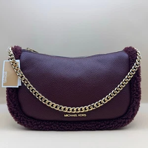 MICHAEL MICHAEL KORS Umhängetasche Carmela Medium Leder Pouchette in Oxblood - Bild 1 von 16