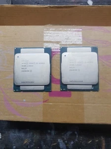 Intel Xeon E5-2630 V3 - 2x Pair Dual CPU FCLGA2011 8 Core 16 Thread - Picture 1 of 2