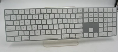 Apple Magic Keyboard with Numeric Keypad (Space GRAY  / WHITE) A1843 - Image 1 of 4