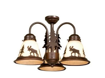 Vaxcel Lighting LK55616 Bronze Yellowstone 16" Ceiling Fan Light Kit - Image 1 of 4