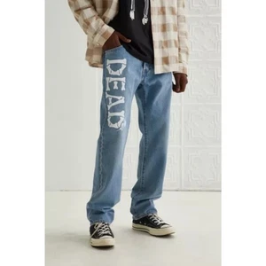 Levi's X Grateful Dead Collab 501 Herren Big E Jeans 36x32 kommt mit Patches selten - Bild 1 von 13