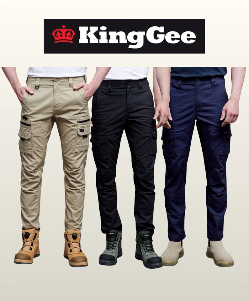 KingGee N Force Performance Work Pants Slim Fit Stretch Denim K13001 - image 1 of 4