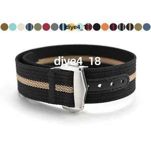 Premium 18 Colors Wristband 20mm 22mm Bracelet Nylon Watch Band Strap Universal - Picture 1 of 24