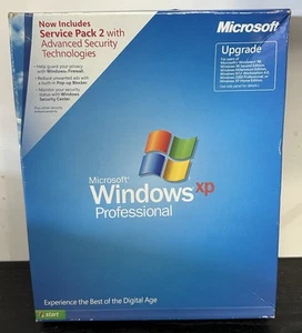 MICROSOFT WINDOWS XP PROFESSIONAL W/ SERVICE PACK 2 *BRAND NEW & SEALED* - Picture 1 of 4
