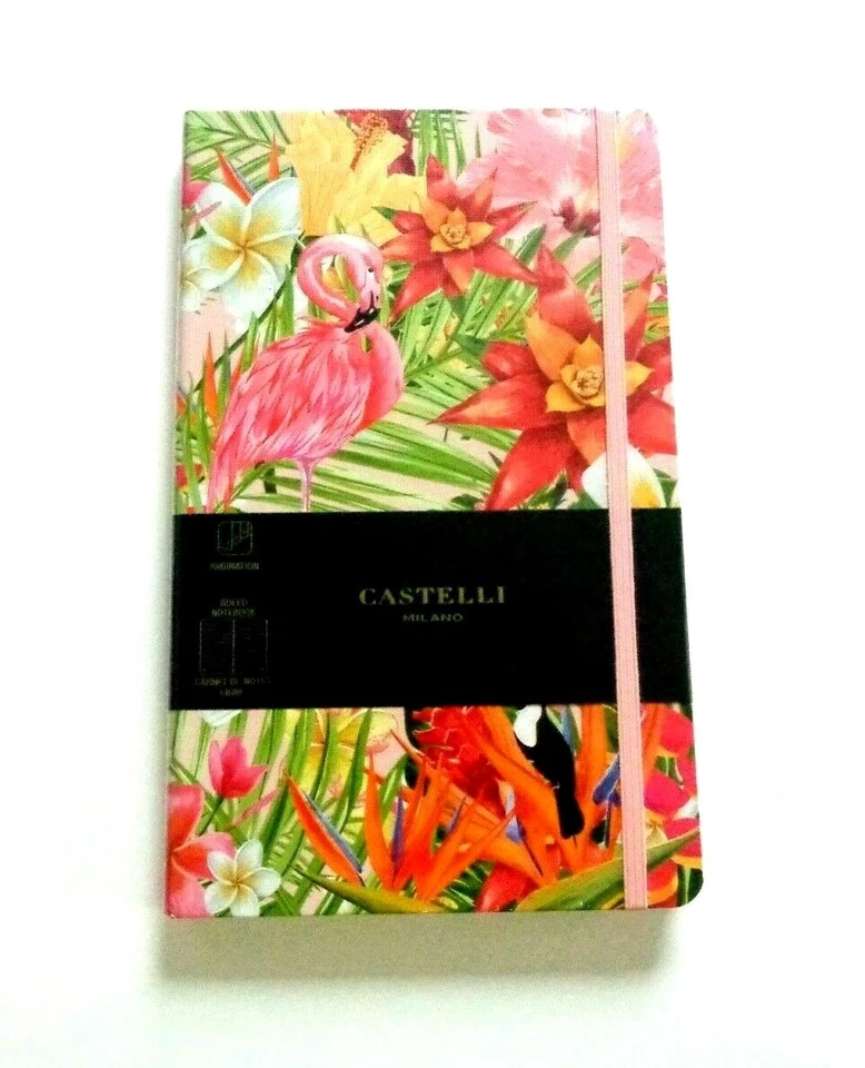 Castelli Qc6Bi-006 - A5 Eden Notebook - Leopard NEU