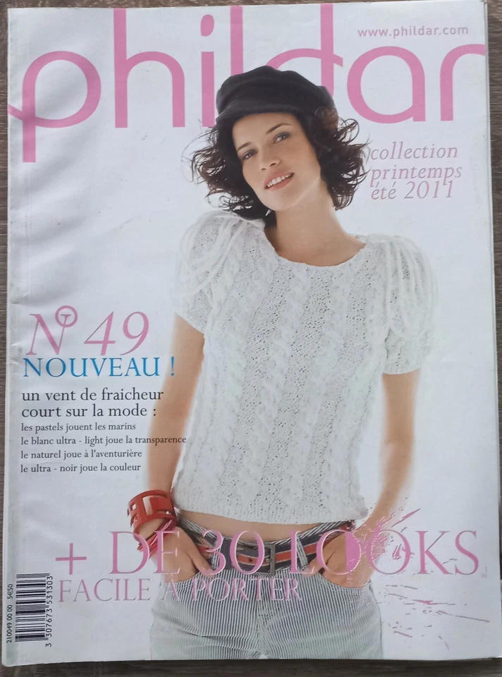 CATALOGUE PHILDAR N°49 PRINTEMPS ETE 2011  30 MODELES - Photo 1/4