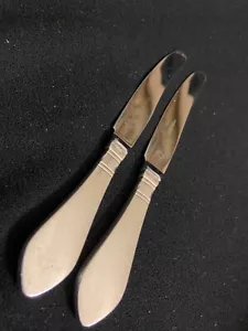 Georg Jensen Continental a/k/a Antik Sterling Silver Fruit/Dessert Knives (2) - Picture 1 of 4