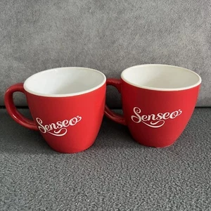 2 x Senseo Tasse Kaffee Edition 2014 Kaffeetassen rot Becher Sammeltasse 200 ml - Bild 1 von 4