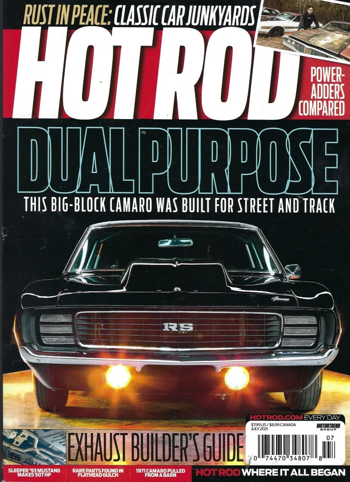 Hot Rod Magazine July 2021  DUAL PURPOSE  - Image 1 of 1