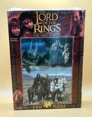 The Lord of the Rings The Two Towers 500 Piece Jigsaw Puzzle The Quest Sealed - image 1 of 2