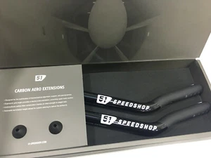 51 Speedshop FSM Carbon Aero Extension Bar 380mm (Black) - Picture 1 of 12