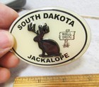 South Dakota Jackalope fridge magnet, from Wall Drug, great souvenir 3 x 2.25
