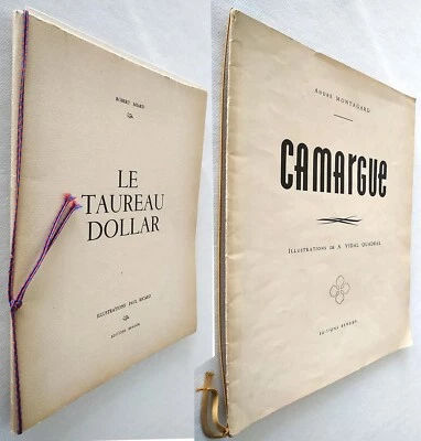 LOT de 2 Le Taureau Dollar ill. Paul Ricard 1968 et Camargue 1953 Tauromachie - Photo 1/4