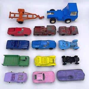 Vintage 1967 Tootsietoy Midgetoy Diecast Fiat Abarth Jaguar Opel Coupe LOT OF 14 - Picture 1 of 8
