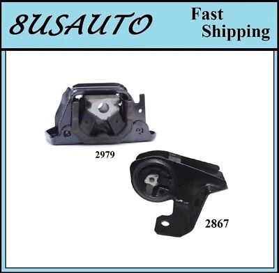 2 piezas montaje de motor y transmisión apto para 1995-1999 Plymouth Neon 2,0 L Foto 1 de 4