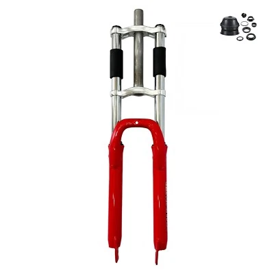 DONSP1986 26" Bicycle Fork w/Headset,  Triple Tree Fork, Suspension Bike Fork - Image 1 of 2