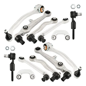 12PCS Front Suspension Kit Control Arm Tie Rod For 1996-2002 Audi A6 VW Passat - Picture 1 of 11