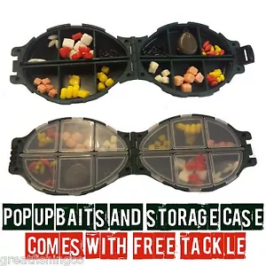Carp kit pop up sweetcorn maggots meat punch +Teflon hooks swivels and camo lead - Picture 1 of 1