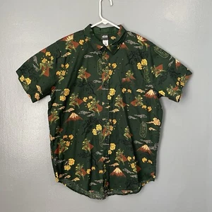 Boba (SAMURAI) Fett Shirt Mens XL Lucas Film Button Up Short Sleeve Star Wars - Picture 1 of 11
