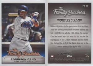 2019 Topps Update The Family Business Blue Robinson Cano #FB-23