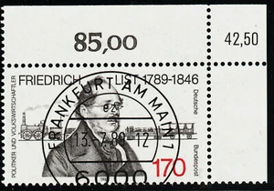 45) Bund KBWZ 1429 5-n-A Frankfurt Schwarz Handbuch korrigierte Bogenwert Fak 14 - Bild 1 von 1