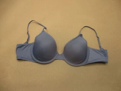 Sujetador 34B On Gossamer para mujer gris forrado con aros cierre trasero Demi 9J Foto 1 de 4