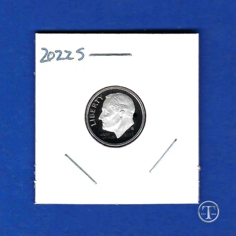 2022 S Clad Proof Roosevelt Dime-Gem Proof-IN STOCK Cover