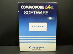 Editor de Pantalla, Commodore 64, Disco, Commodore 1982, Completo, Nunca Usado - Imagen 1 de 4