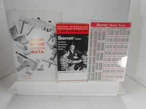 STARRETT METRIC TOOLS CONVERSION DATA BOOK & CALCULATOR - Picture 1 of 2